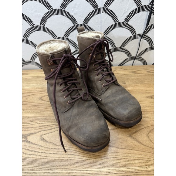 UGG Other - UGG Hannen TL Mens Waterproof Brown Boots Size 11 Outdoors Casual Shearling